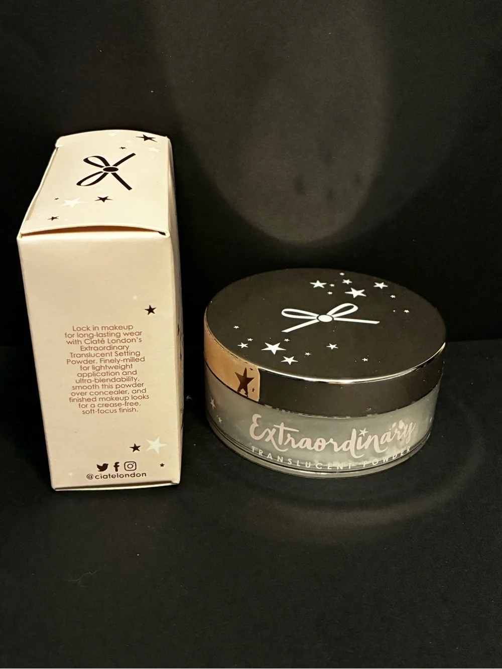 Ciate London Extraordinary Translucent Loose Setting Powder Full Size NIB SEALED